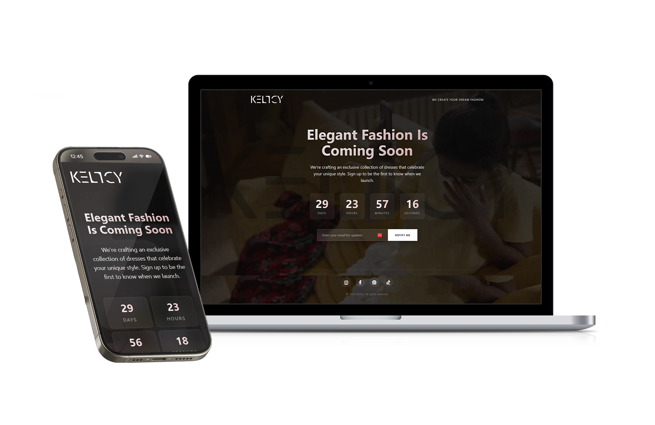 Kellcy Website image